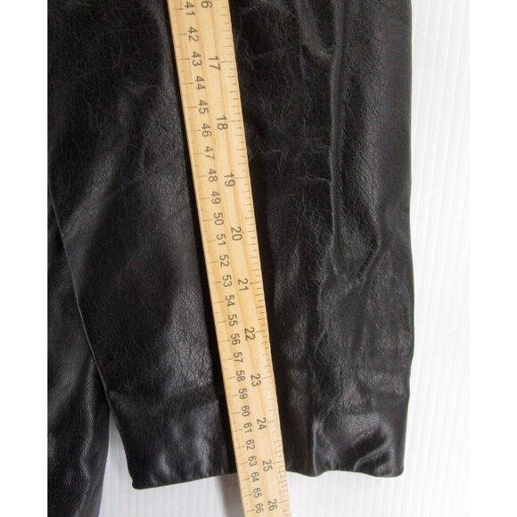 VINTAGE Banana Republic Leather Jacket Large Professional Y2K Overcoat - Picture 6 of 11